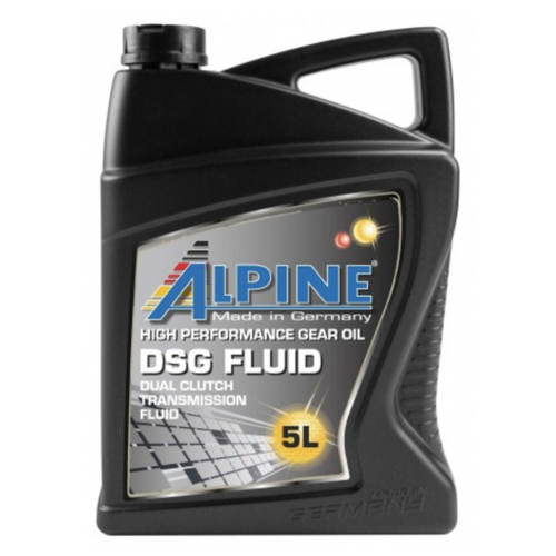 Синтетическое трансмиссионное масло Alpine DSG Fluid канистра 5 л, арт. 0101532