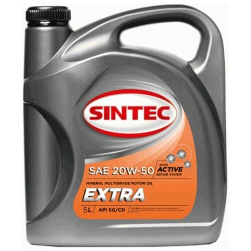 SINTEC Экстра минеральное 20w50 API SG/CD 5л