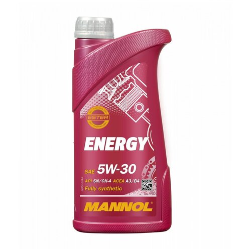 Масло моторное MANNOL 5/30 ENERGY SN/CH4 A3/B4 синтетическое 1л (пластик) MN7511