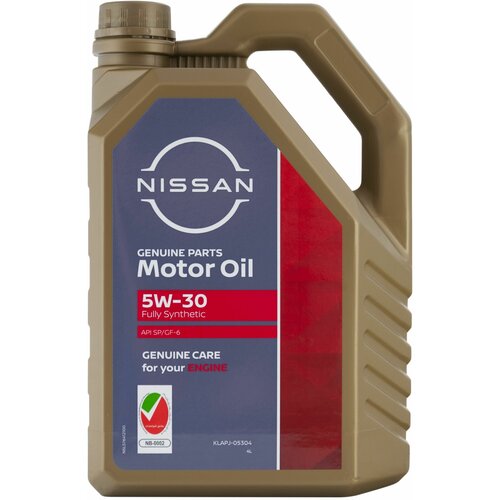 Моторное масло Nissan Genuine Motor Oil 5W-30 Синтетическое 4 л KLAPJ05304