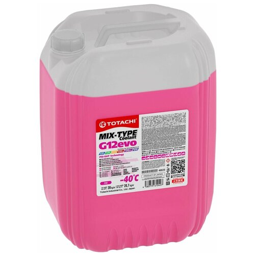 Охлаждающая Жидкость Totachi Mix-Type Coolant Pink -40c G12evo 20кг TOTACHI арт. 46820