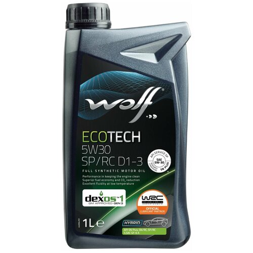 Масло Моторное Ecotech 5w30 Sp/Rc D1-3 1л Wolf1049900