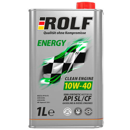 ROLF Energy SAE 10W-40 API SL/CF ACEA A3/B4 1л (322232)