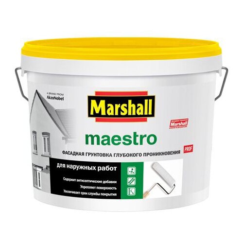 Грунтовка Marshall Maestro фасадная глубокого проникновения 10 л
