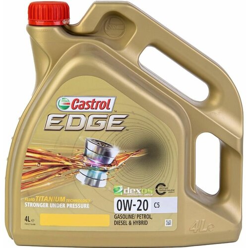 Масло моторное синтетическое Castrol EDGE 0W-20 C5 4л