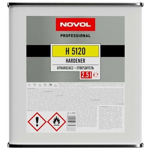 NOVOL H5120 Отвердитель для бесцветного лака NOVAKRYL MS/HS/530/570/580/590 (2,5 л)