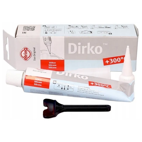Герметик силиконовый серый Elring Dirko HT (70 мл)