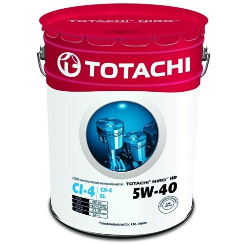 TOTACHI Totachi Niro Hd Synthetic 5w-40 Api Ci-4/Sl Acea E7 19л