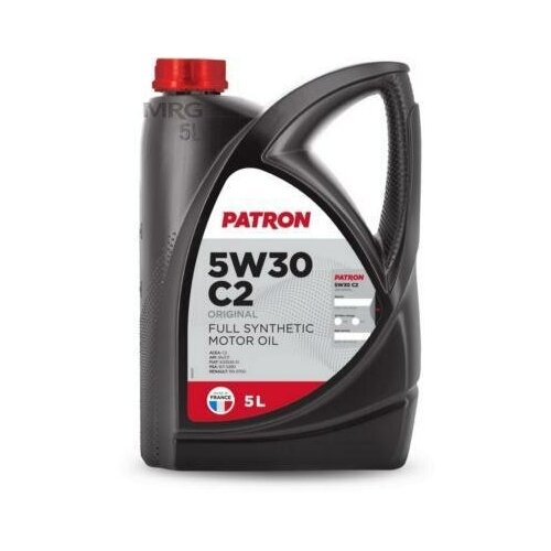 PATRON 5W30 C2 5L ORIGINAL Масло моторное синтетическое 5л-для легковых автомобилей ACEA C2, API SN/CF, FIAT 9.55535-S1, PSA B71 2290, RENAULT RN0700