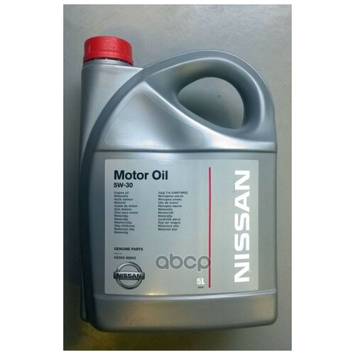 NISSAN Ke90099943_масло Моторное 5w30 Motor Oil (5l)! Синт., Заменен На Ke90099943r Api Sl/Cf, Acea А5/В5