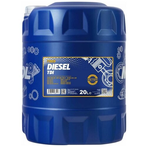 MANNOL 1056 5W30 20L 7909 DIESEL TDI . 5W-30 синтетическое моторное масло