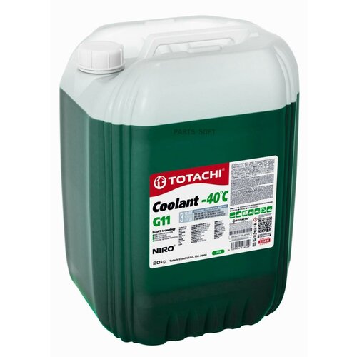 Totachi Niro Coolant Green -40c G11 (20l) Антифриз! Готовый Зеленый TOTACHI арт. 43220