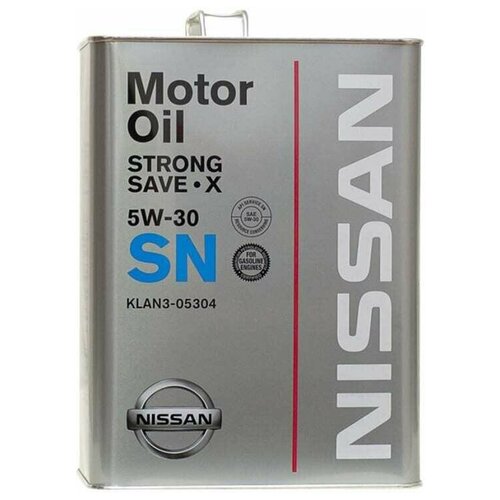 Моторное масло Nissan SN STRONG SAVE X SAE 5W-30 Синтетическое 4 л