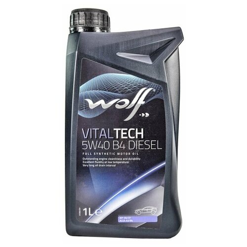 Моторное масло WOLF VITALTECH 5W40 B4 DIESEL 1L