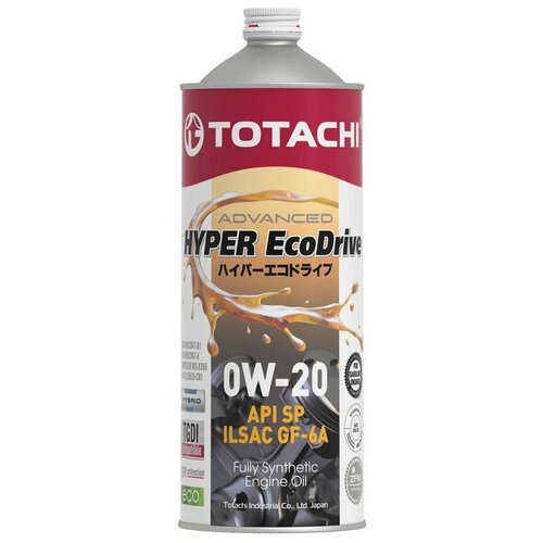 TOTACHI E0101 TOTACHI HYPER EcoDrive Fully Synthetic SP/RC/GF6A 0W-20 (1л.)