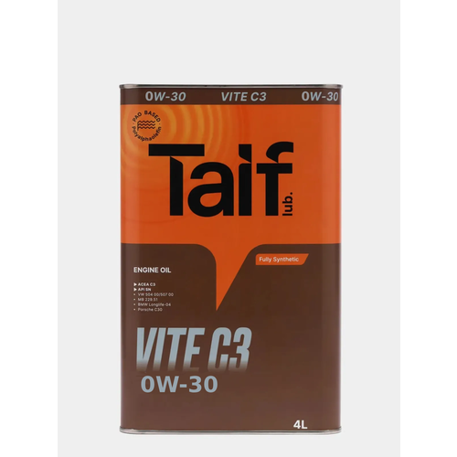 Моторное масло TAIF VITE C3 0W-30 синтетическое 4л