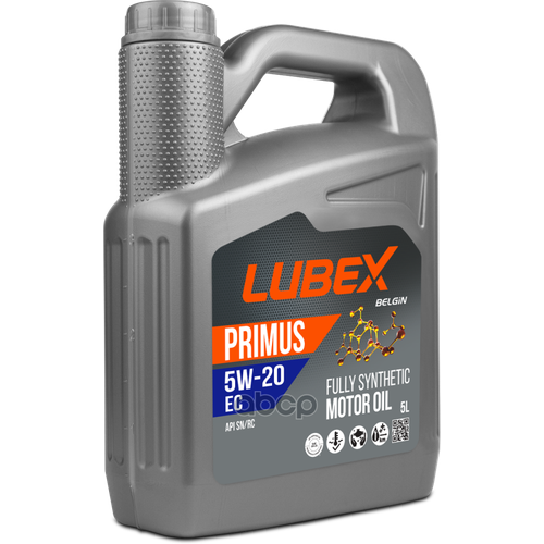 Моторное масло LUBEX PRIMUS EC 5W-20 синтетическое 5 л