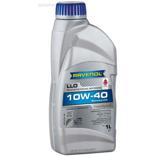 RAVENOL 1112112001 Масло моторное LLO 10W-40 1л (полусинтетика)