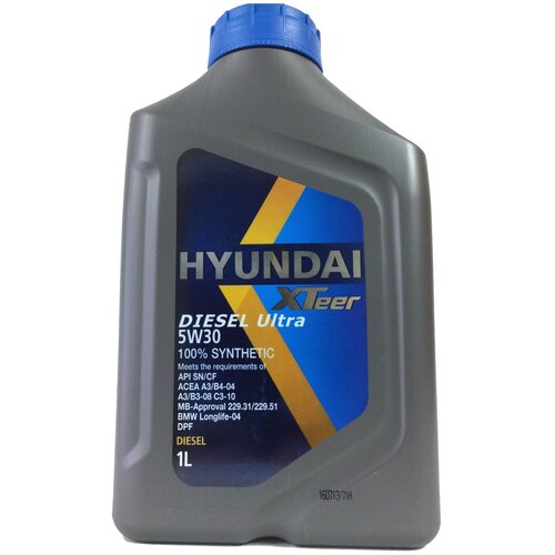 Масло моторное 5W30 HYUNDAI XTeer 1л синтетика Diesel Ultra