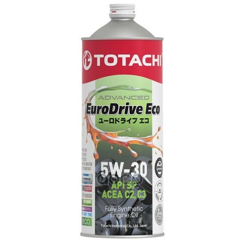 TOTACHI Масло Totachi 5/30 Eurodrive Eco Fully Synthetic Синтетическое C2/C3 Sp/Gf-6A 1 Л