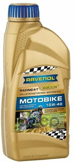 Моторное Масло Ravenol Racing 4-T Motobike Sae 10W-40 (1Л) Ravenol арт. 1171106-001-01-999