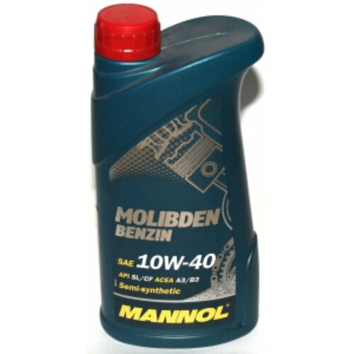 MANNOL 1120M Масло моторное 10W40 MANNOL 1л полусинтетика 7505 MOLIBDEN A3/B3 металл
