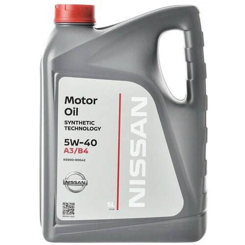 Масло моторное синтетическое Nissan Motor Oil 5W-40 5л KE900-90042R