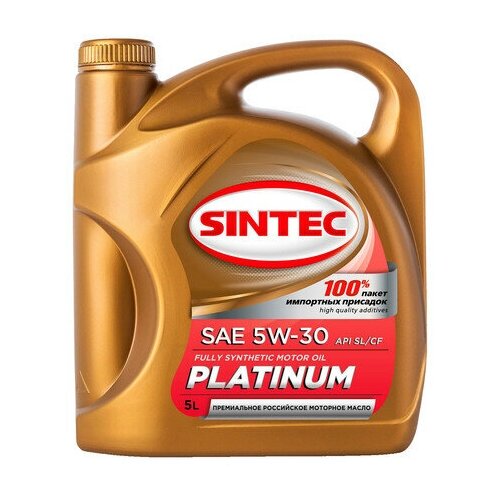 Sintec PLATINUM SAE 5W-30 API SL/CF 5л синтетика (801953)