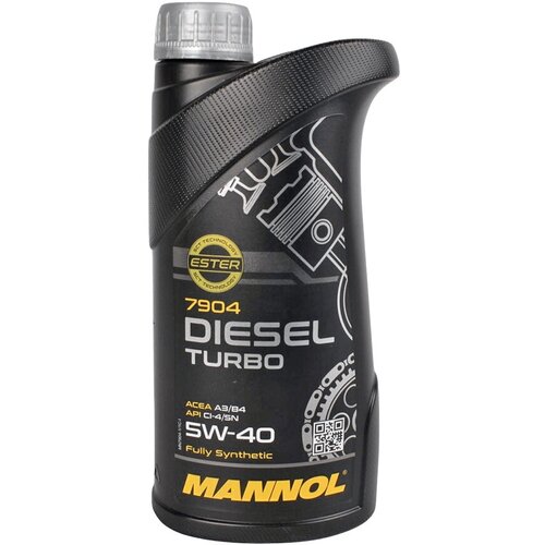 Моторное масло синтетическое MANNOL Diesel Turbo 5W/40 (1л.) CI-4/SL