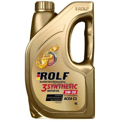 ROLF Масло Моторное Rolf 3-Synthetic 5w-30 Синтетическое 1 Л 322617