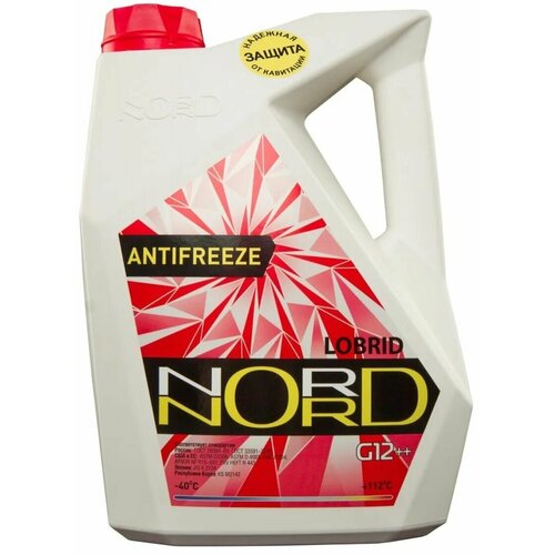 Антифриз NORD High Quality Antifreeze готовый 40C красный 5 кг NR20249