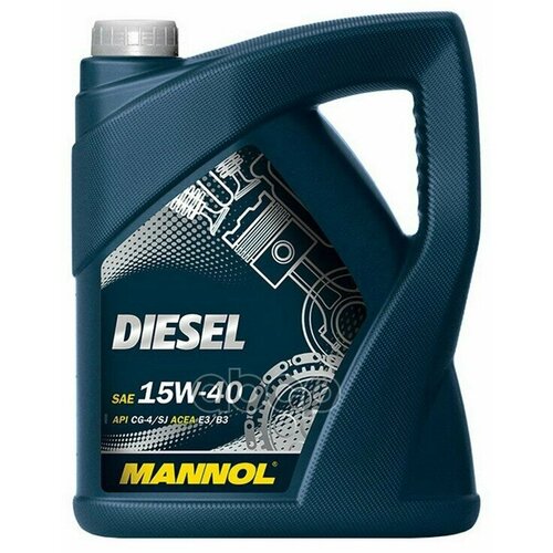 MANNOL Масло Моторное 15w40 Mannol 5л Минеральное Diesel E3/B3/A3_me