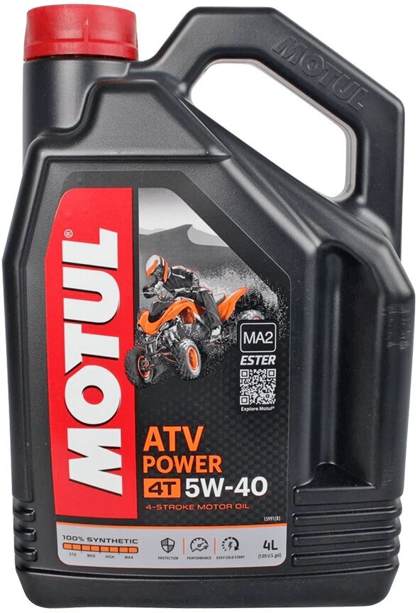 Моторное масло для квадроциклов Motul ATV-POWER 4T 5W40 4L