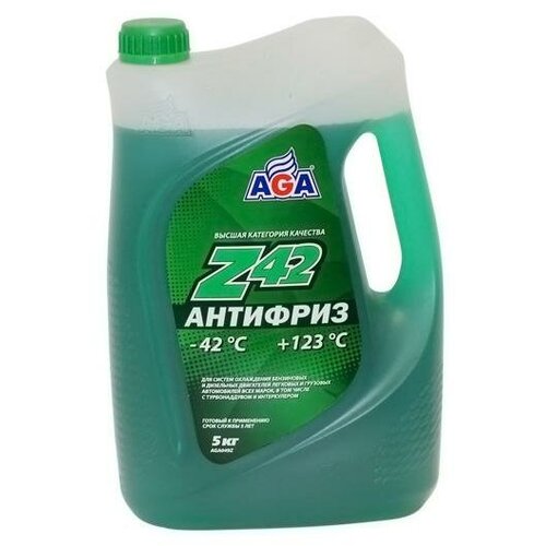 Антифриз AGA-Z42 Premix зеленый -42С 5 л AGA049Z