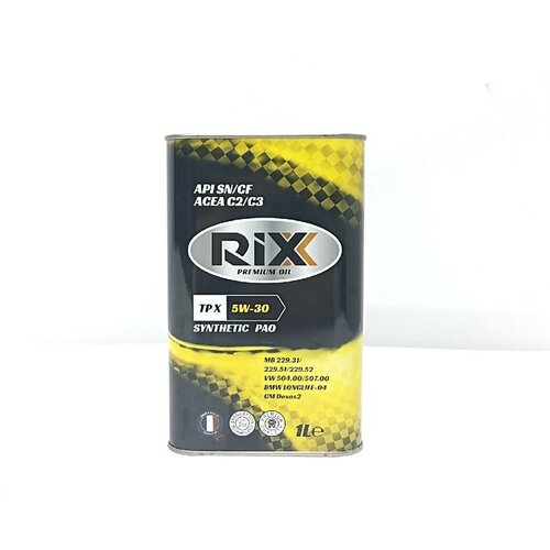 Масло моторное rixx TP X 5W-30 SN/CF C2/C3 1 л