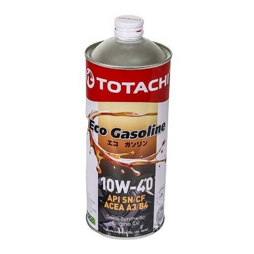 Масло моторное полусинтетическое TOTACHI Eco Gasoline 10W40 SN/CF 1 л. 10901