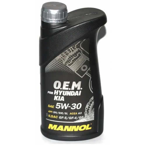 Моторное масло Mannol for Korean Cars (пластик) 5W30 1л (77131/7713)
