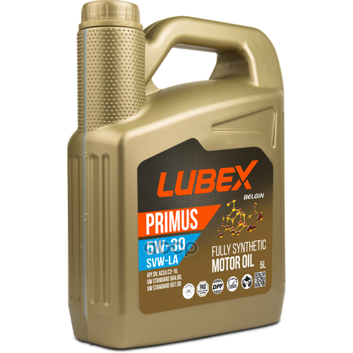 Lubex Синт-Ое Мот. масло Primus Svw-La 5W-30 Sn C3 (5Л) LUBEX арт. L034-1624-0405