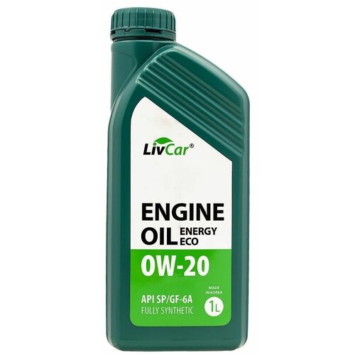Масло моторное 0W-20 LivCar Engine Oil ENERGY ECO 0W-20 API SP/GF-6A (1л)