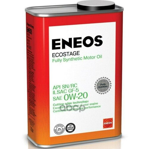 ENEOS Масло Моторное Синтетическое Для Бензиновых Двигателей Ecostage 100 Synt.sn 0W20 0.94Л