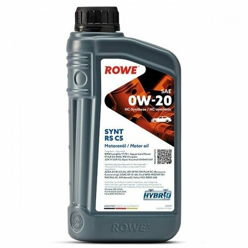 Масло моторное ROWE HIGHTEC SYNT RS C5 SAE 0W-20 1 л