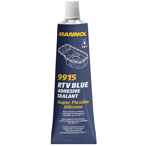 MANNOL 9915 Синий силиконовый герметик (от -50 С до +300 С) 85гр