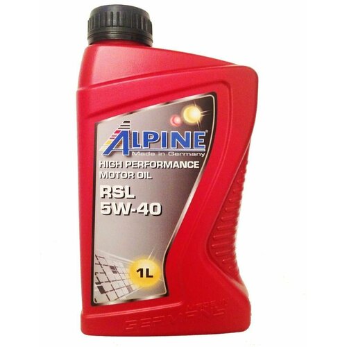 Моторное масло Alpine RSL 5W-40 Синтетическое 1 л
