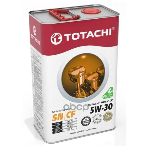 TOTACHI NIRO LV Synthetic SN 5W30 3,47 кг / 4л Totachi 4589904524028