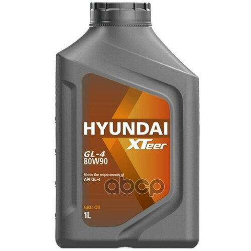Hyundai Xteer Gear Oil Gl-4 80W90 Масло Трансмиссионное (Пластик/Корея) (1L)_Пл HYUNDAI XTeer арт. 1011018