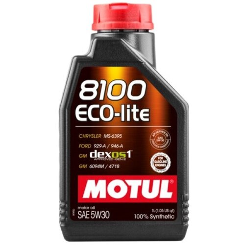 Моторное масло MOTUL 8100 ECO-LITE SN PLUS 5W-30 Синтетическое 1 л