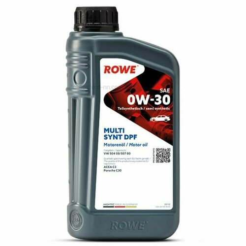 ROWE Масло Моторное Rowe Hightec Multi Synt 0W-30 1Л.
