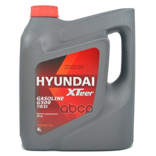 Масло Моторное Hyundai Xteer Gasoline G500 Sp 5w-30 4 Л 1041155 HYUNDAI XTeer арт. 1041155