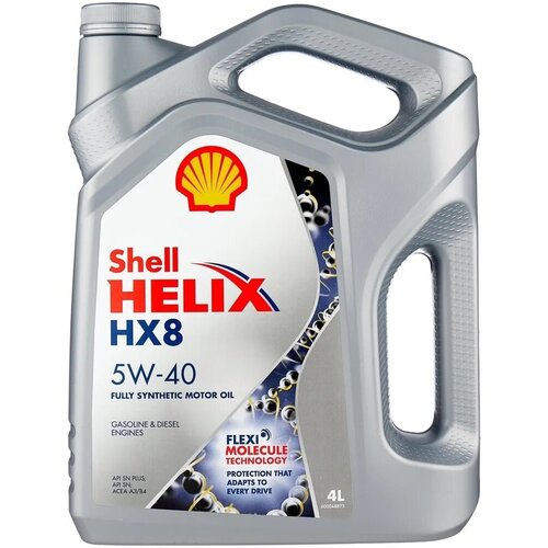 Моторное масло SHELL Helix HX8 Syntetic 5W-40, синтетическое, 4 л