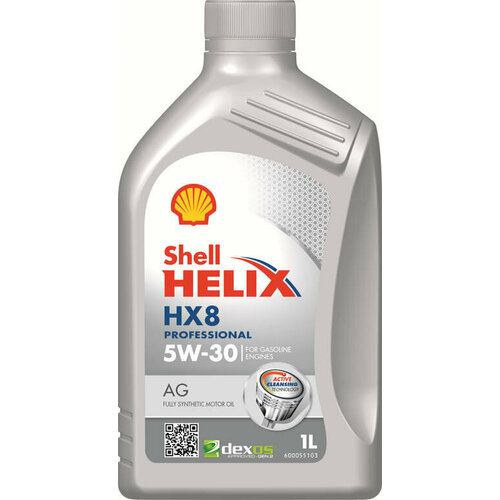 Моторное масло Helix HX8 Professional AG 5W-30 1л SHELL 550054287